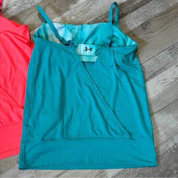 Women’s Under Armour Open Back Shelf Bra Fitness Sports Cami Tank Top - Size S - Picture 5 of 10